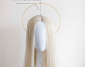 Gold Halo Crown Headband: Goddess Bridal Headpiece — image 2