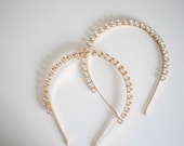 Gold Crystal Headband: Champagne Bridal Headpiece — image 4