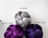 Light Purple Knot Pillow: Scandinavian Decorative Pillow — image 7