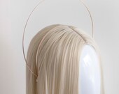 Rose Gold Halo Crown: Goddess Headpiece, Bridal Headband — image 4