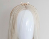 Gold Bow Crystal Headband: Goddess Queen Bridal Headpiece — image 2