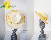 Girls Straw Boater Hat: Custom Kids Beach Sun Hat — image 2