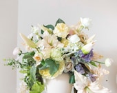 Oversized Pink Floral Headpiece: Maternity Photoshoot Flower Crown — image 2