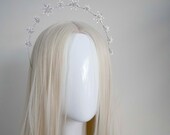 Celestial Star Halo Crown: Bridal Headpiece, Photoshoot Headband — image 6