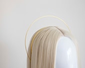 Gold Halo Crown: Goddess Headpiece, Bridal Headband — image 6