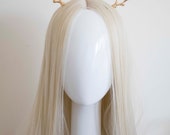 Gold / Silver Reindeer Antler Headband - Christmas Holiday Party — image 1