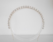 Gold Crystal Headband: Champagne Bridal Headpiece — image 7