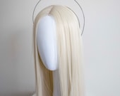 Black Halo Crown: Goddess Headpiece, Bridal Headband — image 3