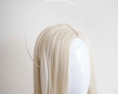 Silver Halo Crown: Goddess Headpiece, Bridal Headband — image 4