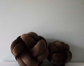 Brown Anemone Knot Pillow - Panmilli decorative pillows | Scandinavian decor | housewarming gift | Decorative Trendy pillow | gift idea — image 6