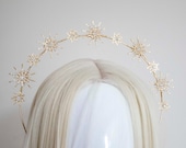 Gold Star Halo Headband: Celestial Bridal Crown — image 6