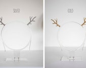 Gold / Silver Christmas Reindeer Antler Headband - Holiday Party Headpiece — image 4
