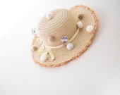 Girls Straw Boater Hat: Custom Kids Beach Sun Hat — image 6