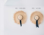 Fringe Straw Sun Hat: Personalized Oversized Floppy Hat — image 7