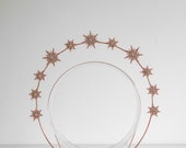 Rose Gold Star Halo Headband: Celestial Bridal Crown — image 2