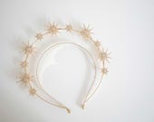 Gold Star Halo Headband: Celestial Bridal Crown — image 5