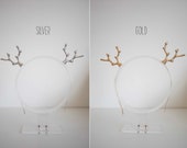 Gold / Silver Reindeer Antler Headband - Christmas Holiday Party — image 3