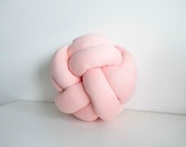 Candy Pink Knot Pillow: Scandinavian Home Decor — image 2