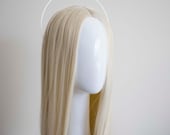 Small Silver Halo Crown Headband: Goddess Bridal Headpiece — image 5