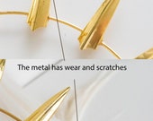 Gold Metal Sun Crown: Goddess Bridal Headpiece — image 4