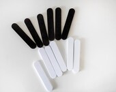 Foam Hat Size Reducer Strips: Black & White, Adhesive, 6-Piece Set — image 2