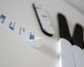 Foam Hat Size Reducer Strips: Black & White, Adhesive, 6-Piece Set — image 6