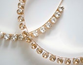 Gold Crystal Headband: Champagne Bridal Headpiece — image 1
