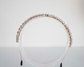 Gold Crystal Cross Hair headband - Panmilli | large crystals | women accessory | Goddess headpiece | Bridal headband | bling bling headband — image 7
