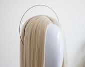 Black Halo Crown: Goddess Headpiece, Bridal Headband — image 4