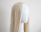 Silver Halo Crown: Goddess Bridal Headpiece - Panmilli — image 3