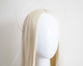 Silver Halo Crown: Goddess Bridal Headpiece - Panmilli — image 4