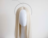 Black Halo Crown: Goddess Headpiece, Bridal Headband — image 2