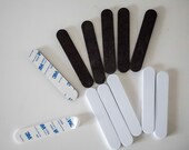 Foam Hat Size Reducer Strips: Black & White, Adhesive, 6-Piece Set — image 7