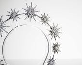 Black Star Halo Headband: Celestial Goddess Crown — image 6