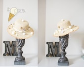 Girls Straw Boater Hat: Custom Kids Beach Sun Hat — image 3