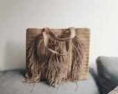 Straw Beach Bag with Tassels: Boho Summer Shopper — image 8