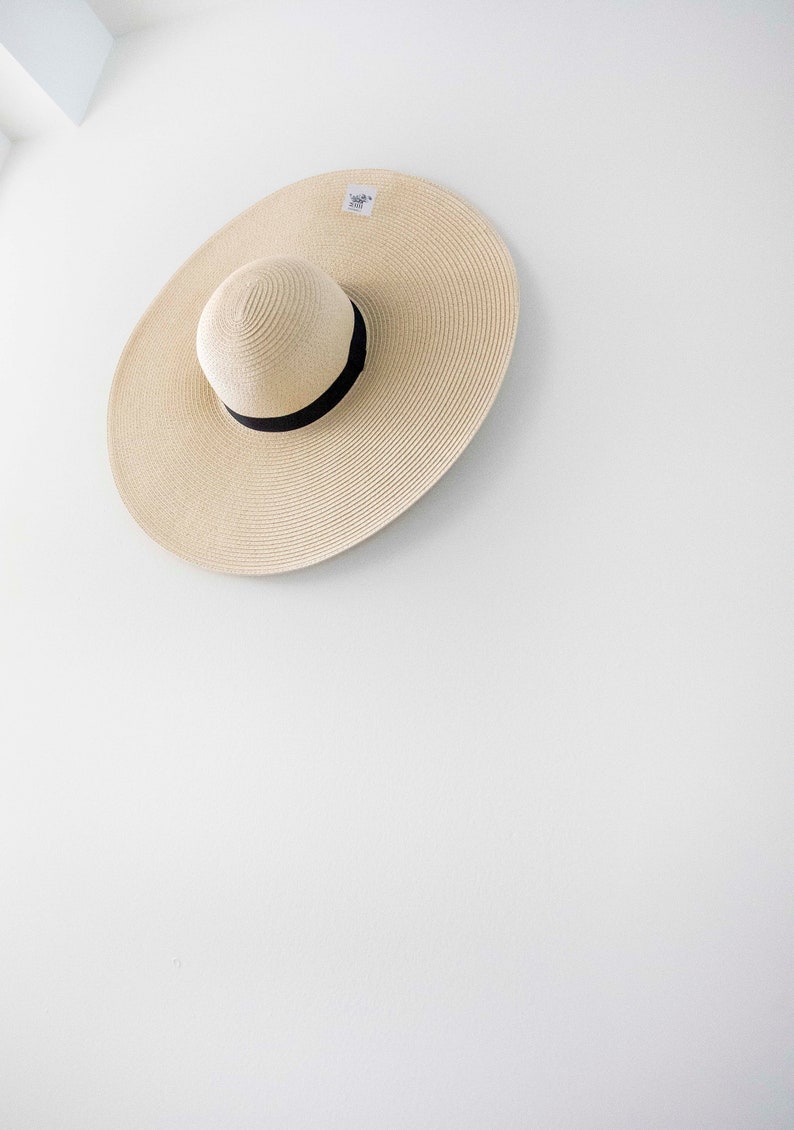 BEIGE COLOR Floppy Hat Panmilli Customized, Personalized Sun Hat Custom Hat Honeymoon Gift Bridal Gift vacation hat Gift Idea image 3