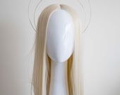Silver Halo Crown: Goddess Bridal Headpiece - Panmilli — image 1