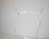 Gold / Silver Christmas Reindeer Headband - Holiday Party Antlers — image 7