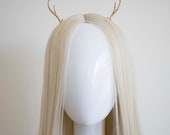Gold / Silver Christmas Reindeer Headband - Holiday Party Antlers — image 1