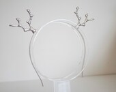 Gold / Silver Reindeer Antler Headband - Christmas Holiday Party — image 7