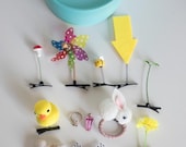 Handmade Novelty Hair Clips Set of 12, Cute Sprout Animal Hair Accessories, Fun Quirky Headpiece for Kids and Adults, Whimsical Gift Idea — image 1