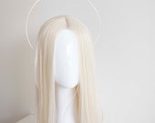 Silver Halo Crown: Goddess Headpiece, Bridal Headband — image 5