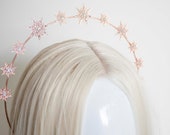 Rose Gold Star Halo Headband: Celestial Bridal Crown — image 5
