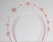 Rose Gold Star Halo Headband: Celestial Bridal Crown — image 4