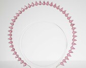 Light Pink Crystal Halo Crown: Silver Goddess Headpiece — image 2
