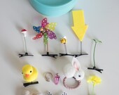 Handmade Novelty Hair Clips Set of 12, Cute Sprout Animal Hair Accessories, Fun Quirky Headpiece for Kids and Adults, Whimsical Gift Idea — image 2