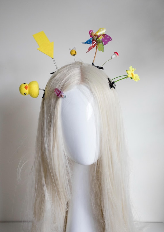 Handmade Novelty Hair Clips Set of 12, Cute Sprout Animal Hair Accessories, Fun Quirky Headpiece for Kids and Adults, Whimsical Gift Idea