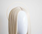Gold Halo Crown: Goddess Headpiece, Bridal Headband — image 8