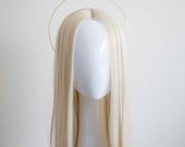 Gold Halo Crown: Goddess Headpiece, Bridal Headband — image 1